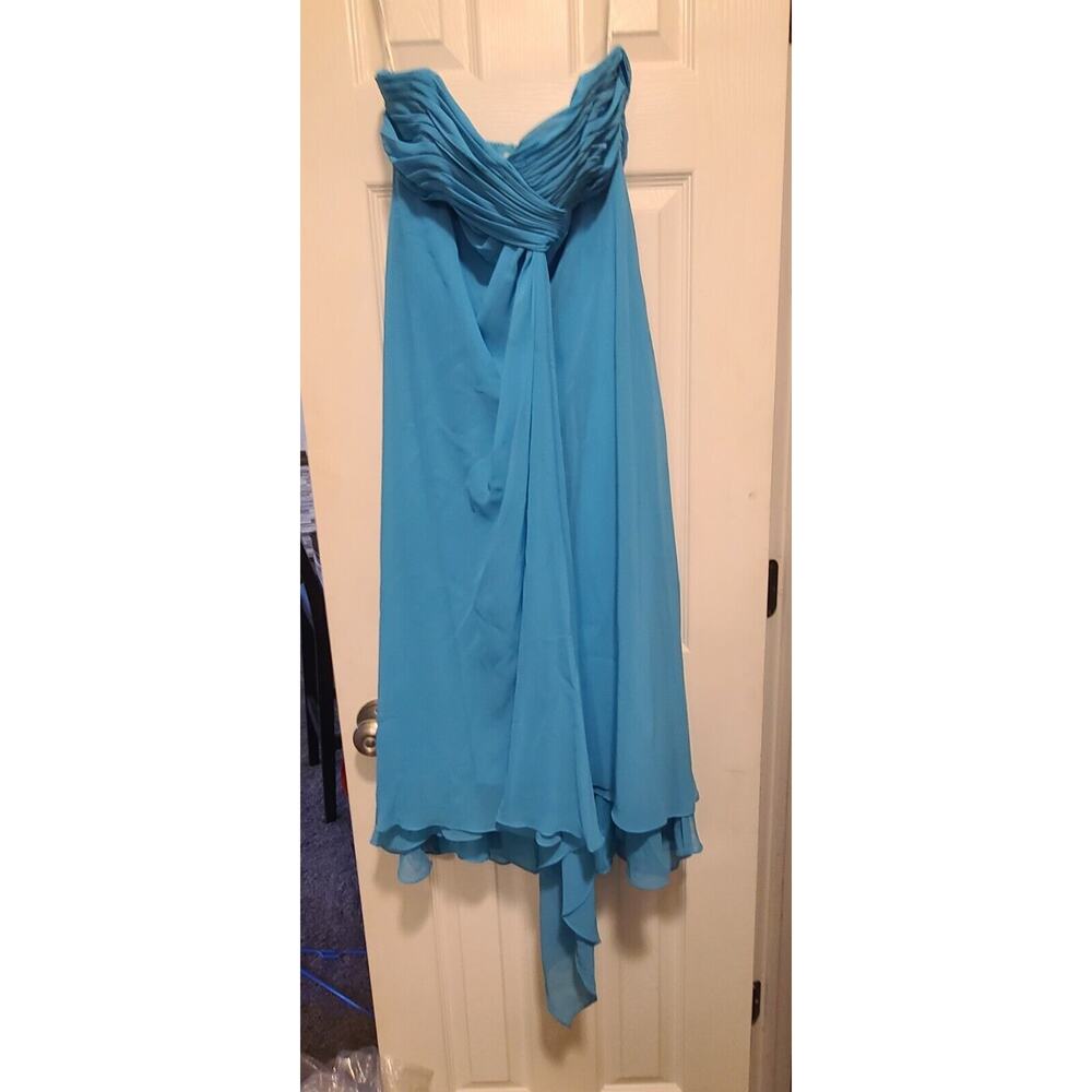 Davids Bridal Casual Formal Women's Wedding Dress Clothes Size 12 Blue